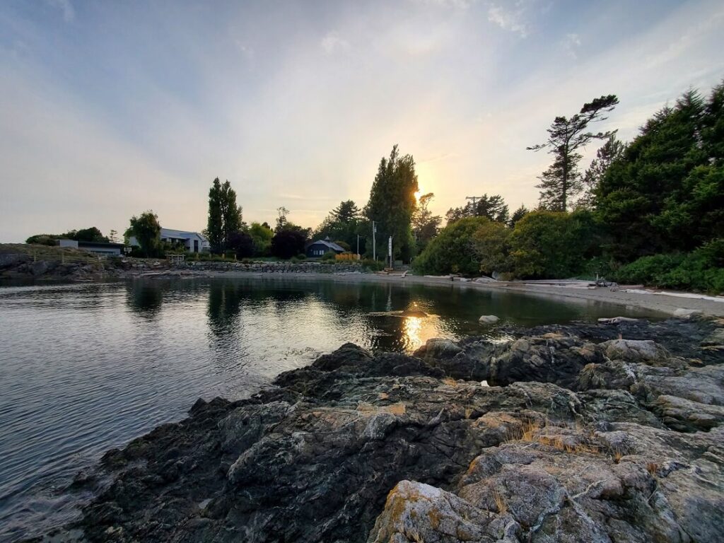 Kelp Forest Snorkeling Tour site location. Victoria BC