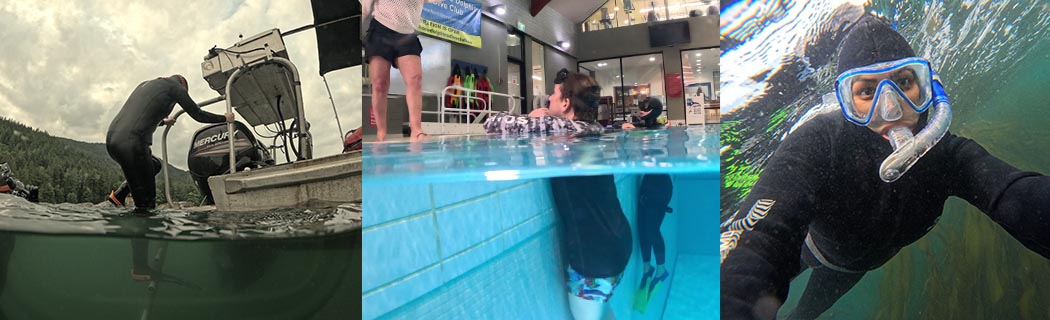 Intro to Snorkeling course in Vancouver, BC.