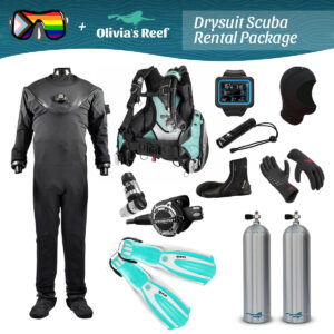 VQD Drysuit Scuba Rental Package