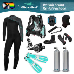 VQD Wetsuit Scuba Rental Package
